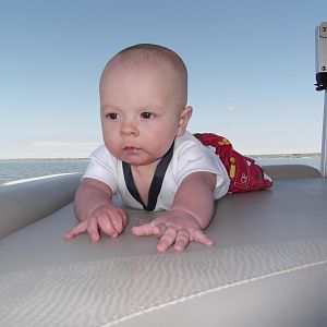 Great DAY ON THE LAKE WITH OUR GRANDSON