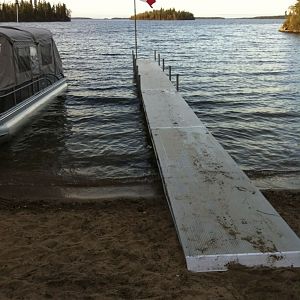 New dock in and ready for the new boat!
