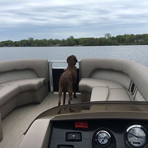 First time on the lake with the new Benny.