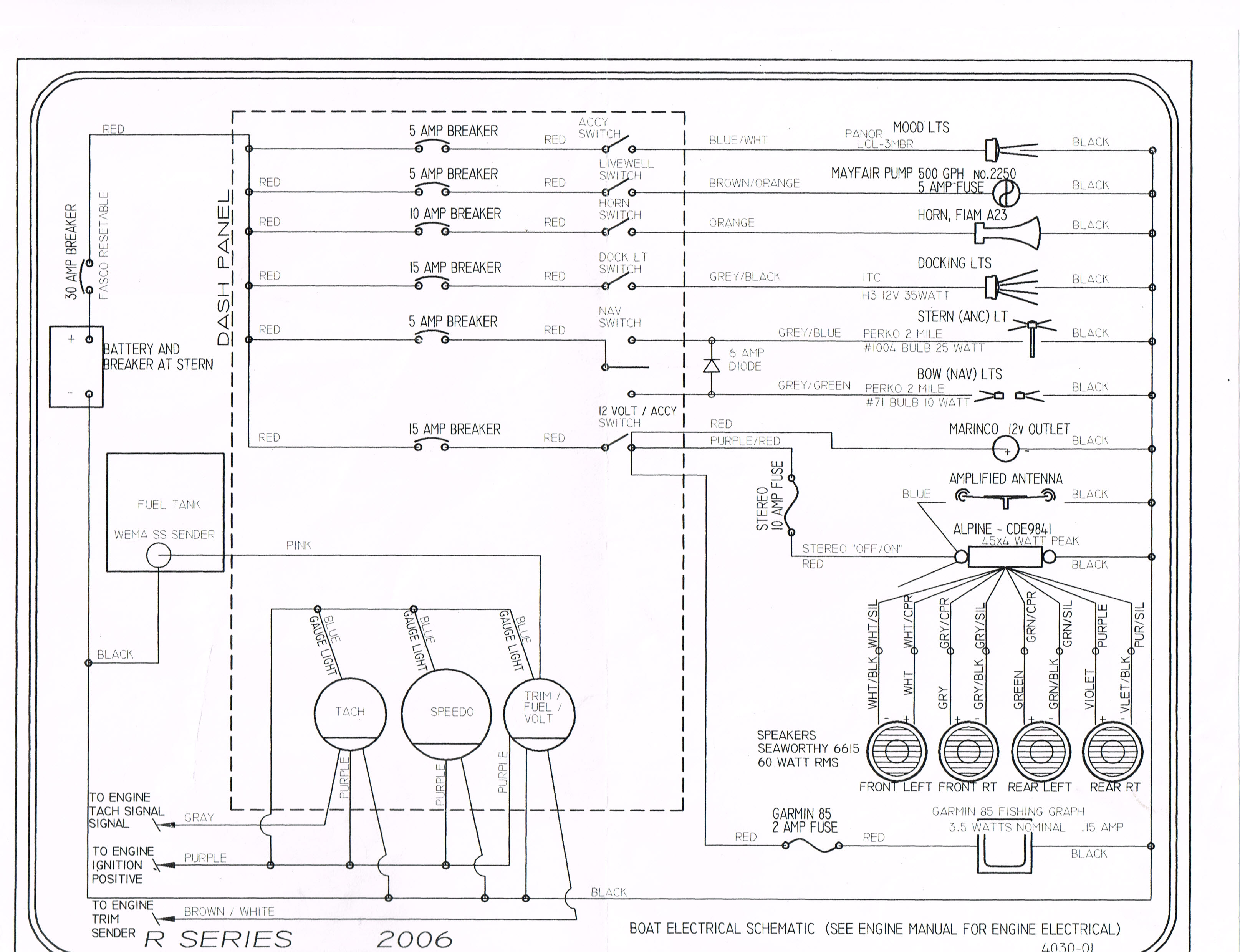 Wiring Diagram Boat from club.benningtonmarine.com