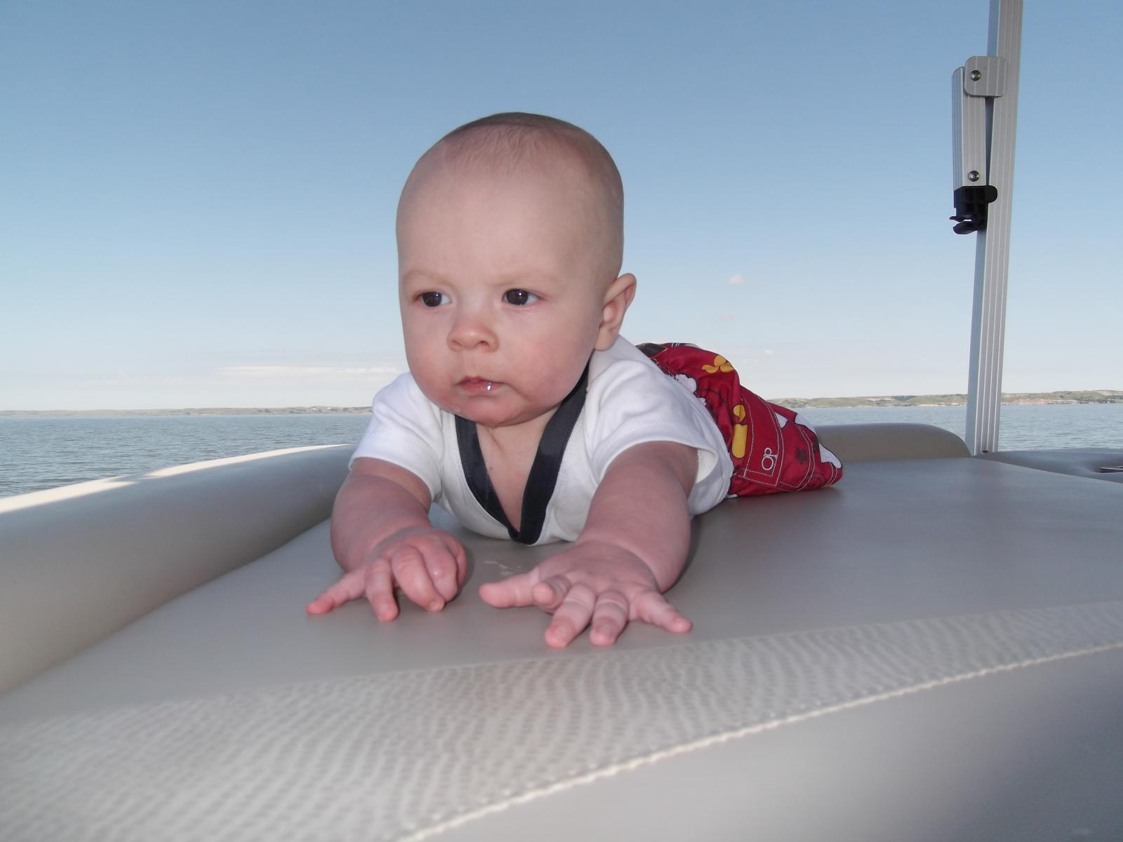 Great DAY ON THE LAKE WITH OUR GRANDSON