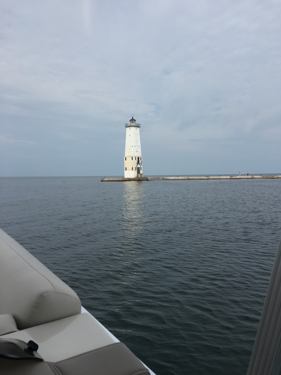 Lighthouse on Lake Michigan - Frankfort Michigan