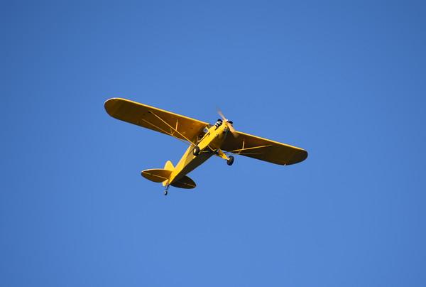 Piper Cub over My Bennington