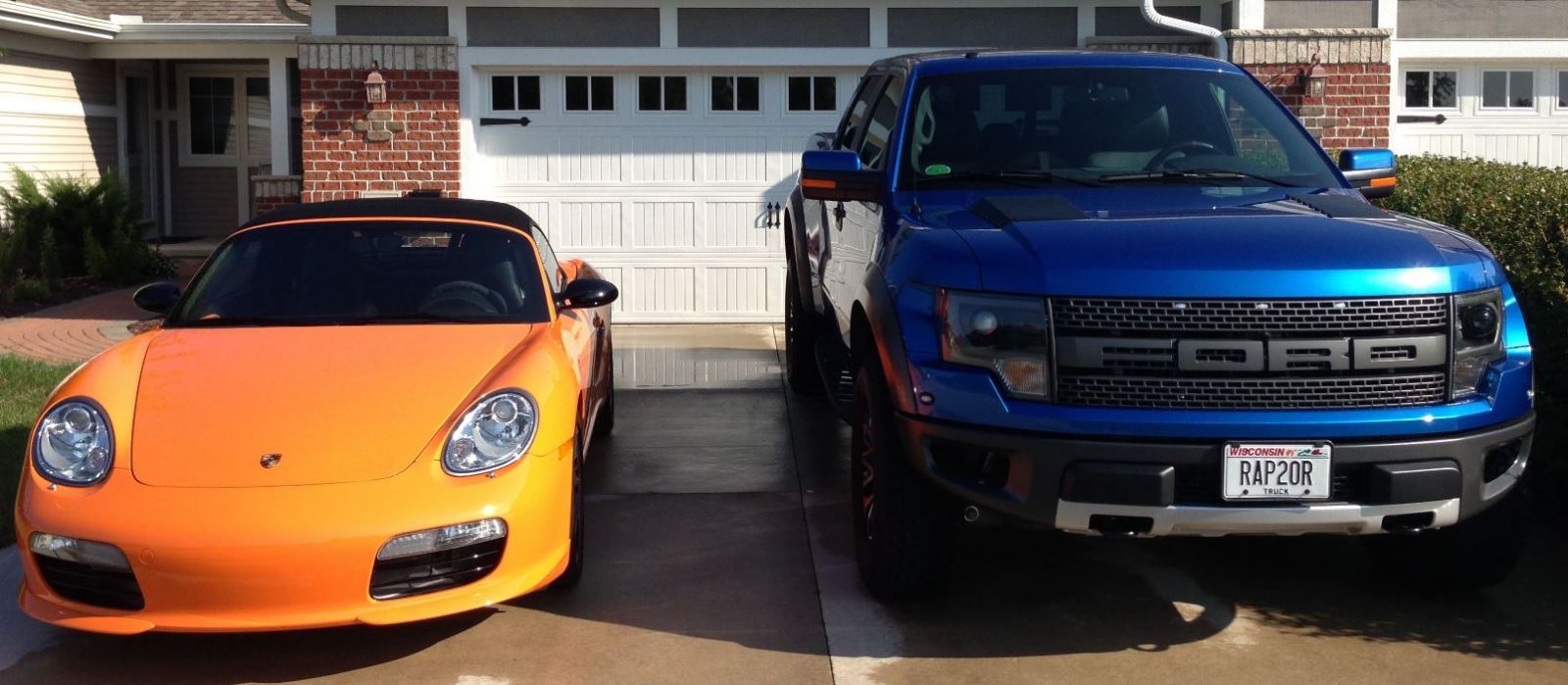 Porsche and Raptor