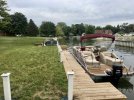 Benny at Dock with new lights 2.jpg