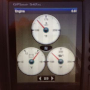 MercMonitor And Garmin 547XS engine gauge display page 2