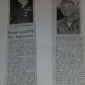 My uncle articles with 2 DFC distinguished flying cross's