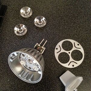 Dissasembled LED light