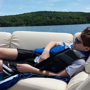 Nothing like a boat ride for a nap