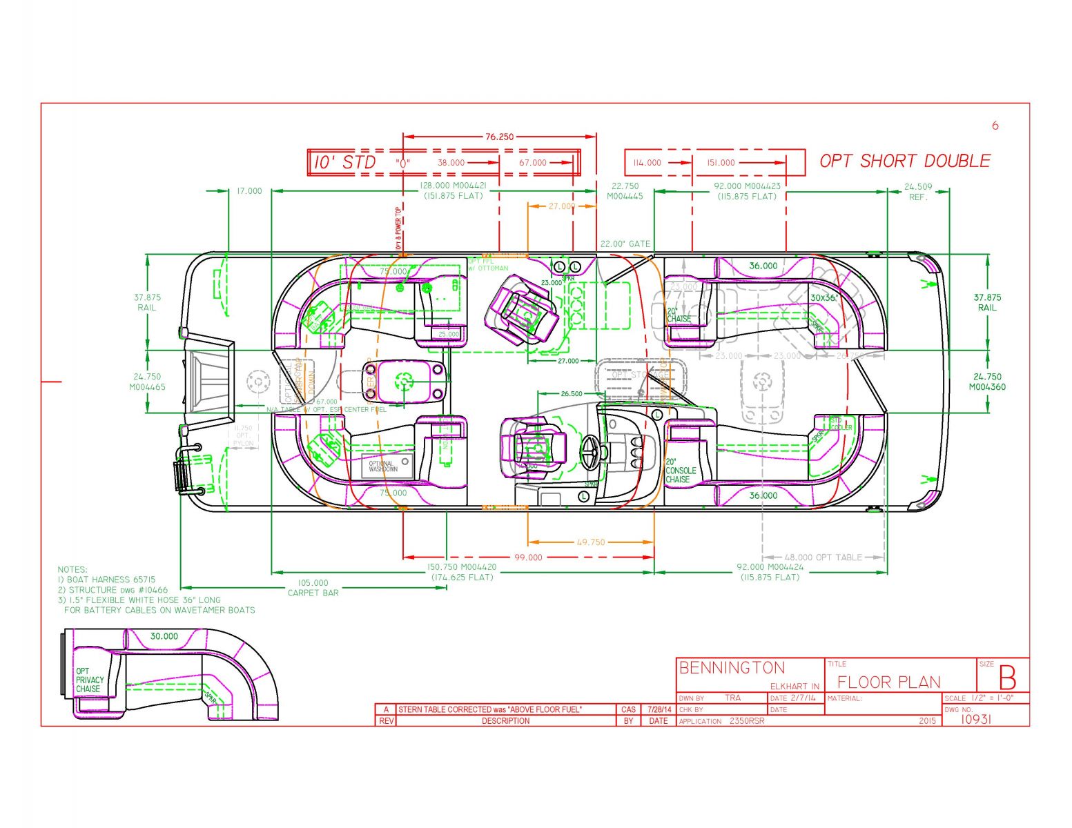 2350RSR - Drawing