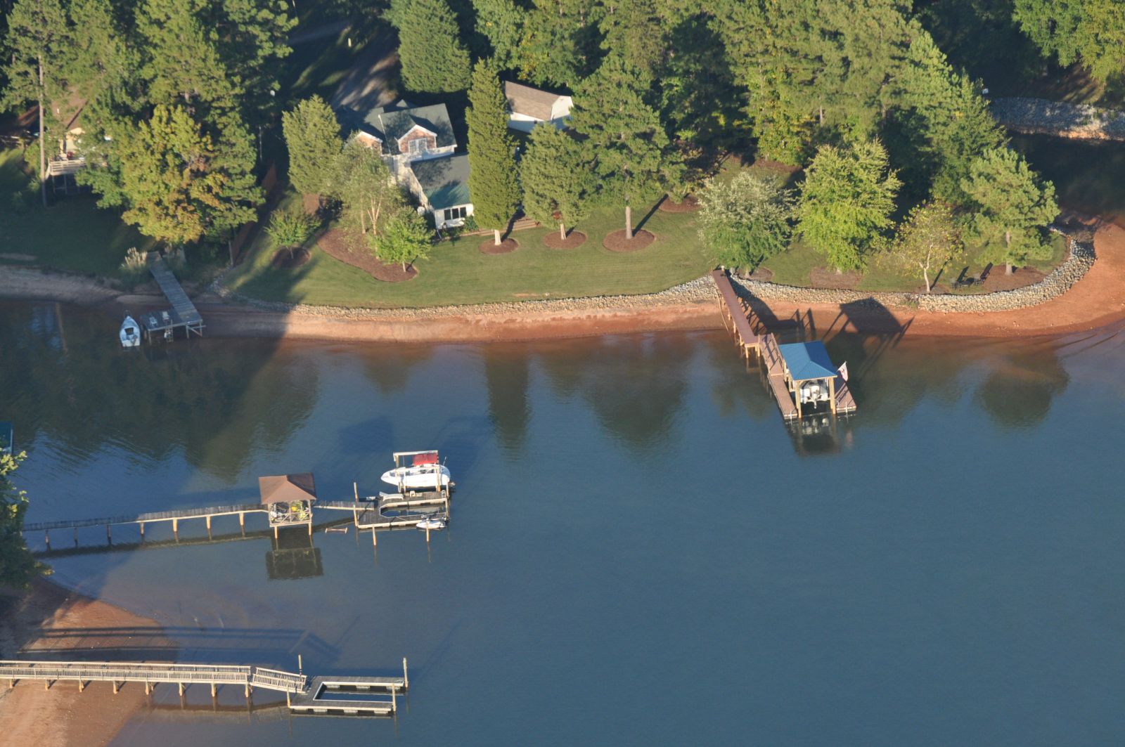 Aerial of house