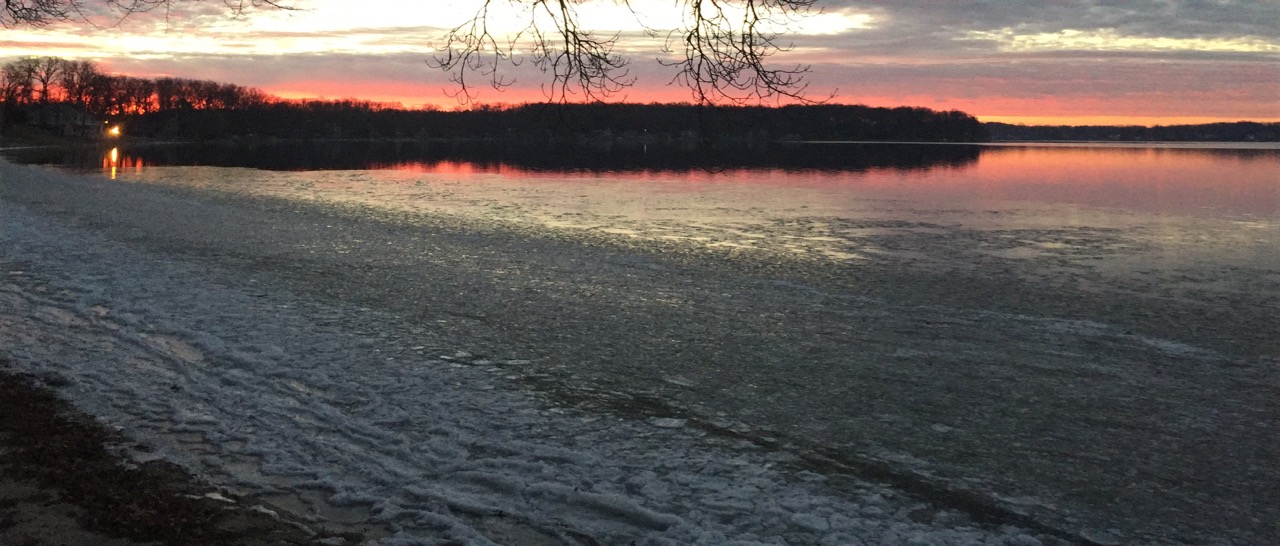 Clear Lake sunrise Jan 2016