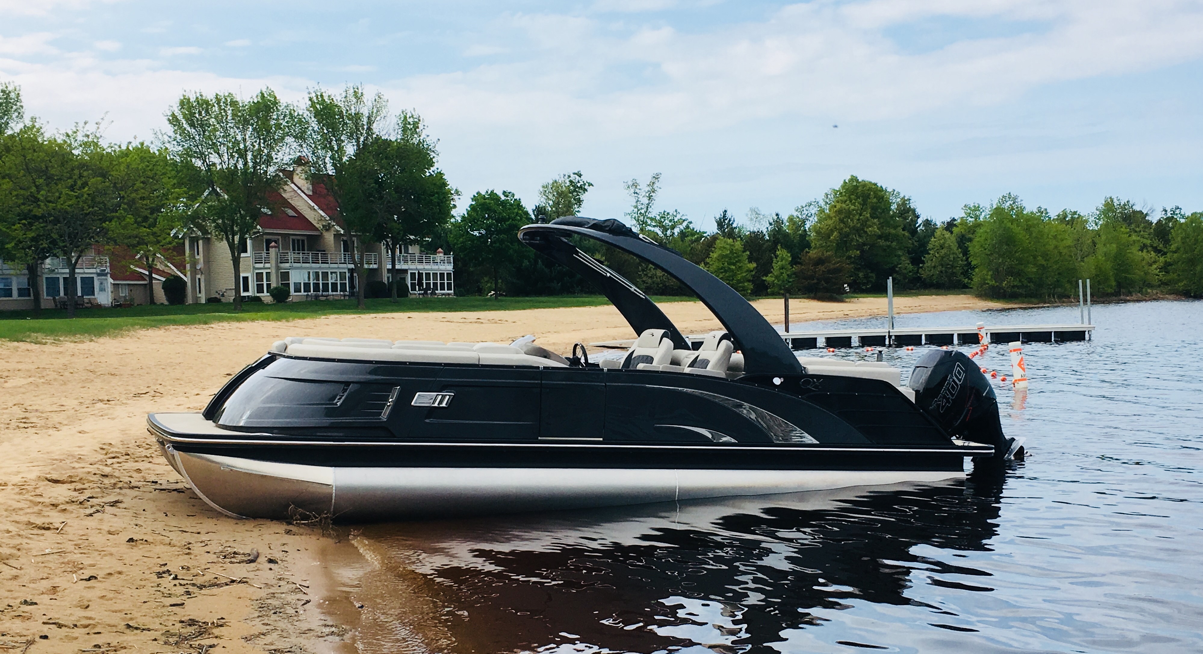 first ride on the new boat