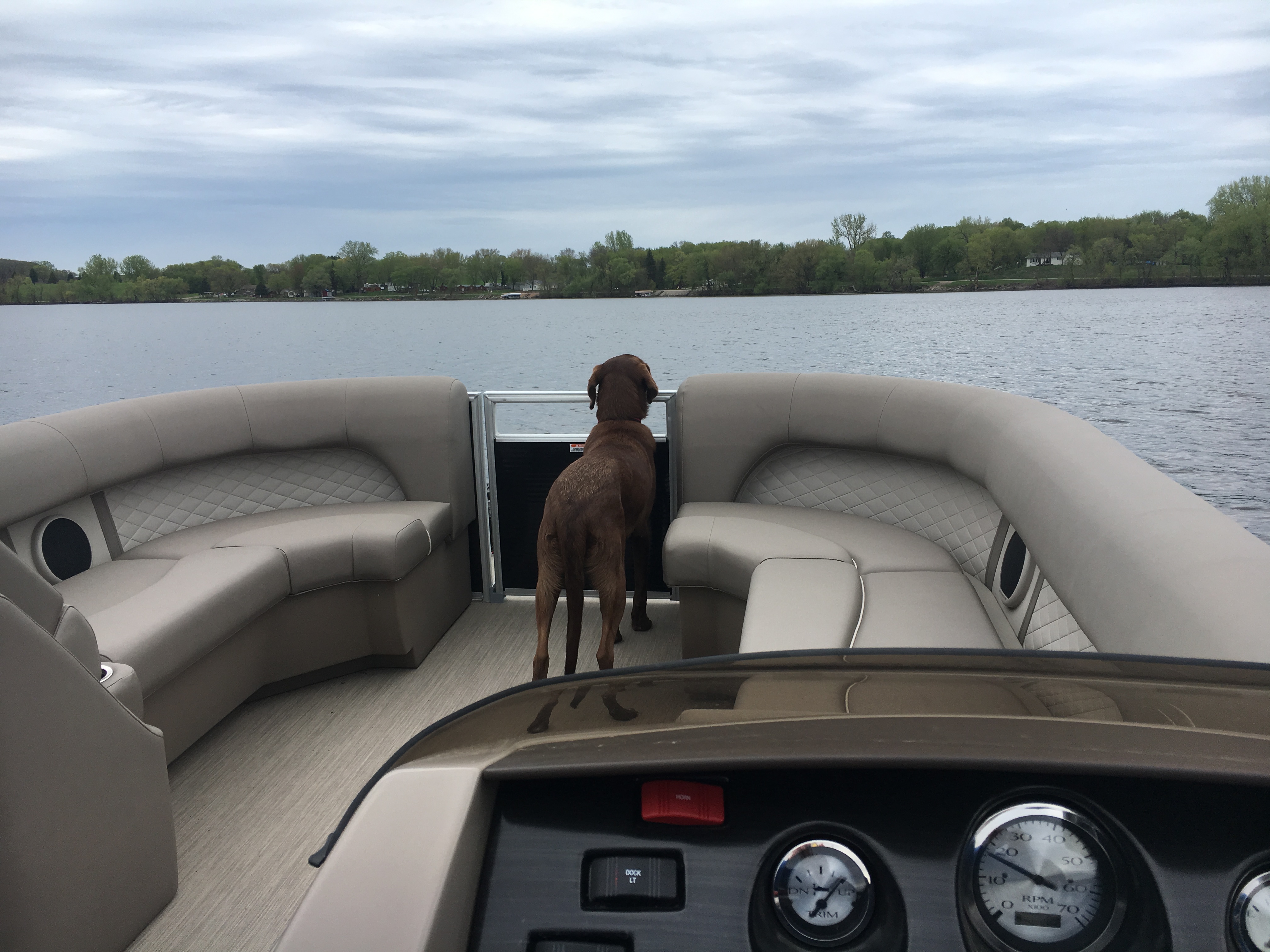 First time on the lake with the new Benny.