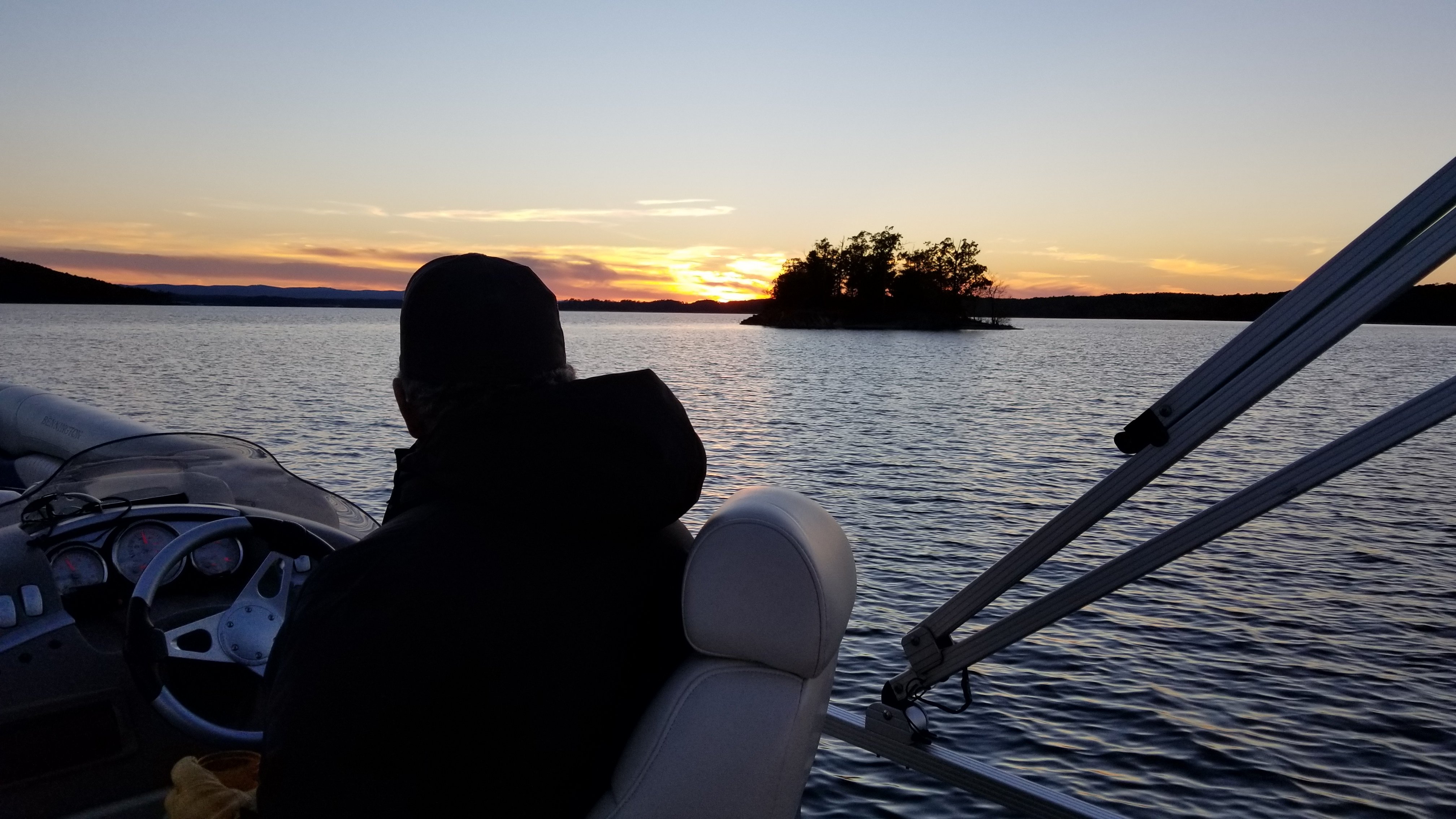 Heading in on the last night at Lake Ouachita