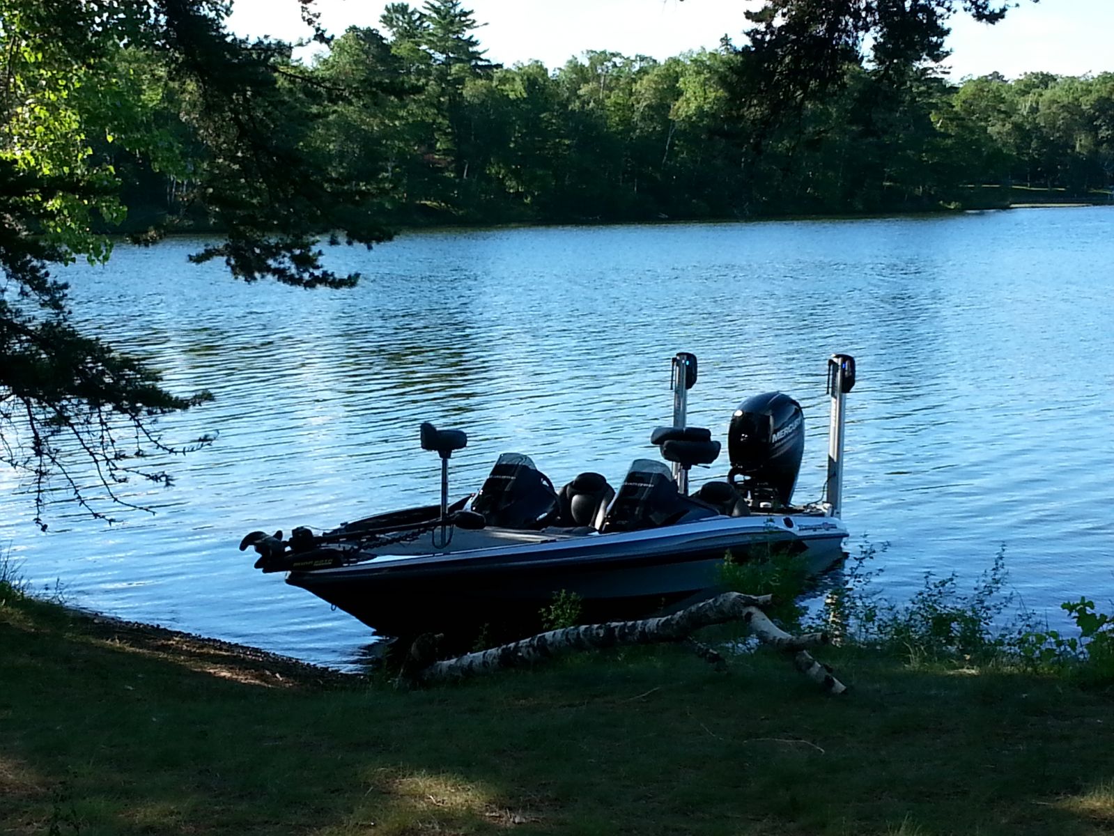 Late afternoon fishing spot