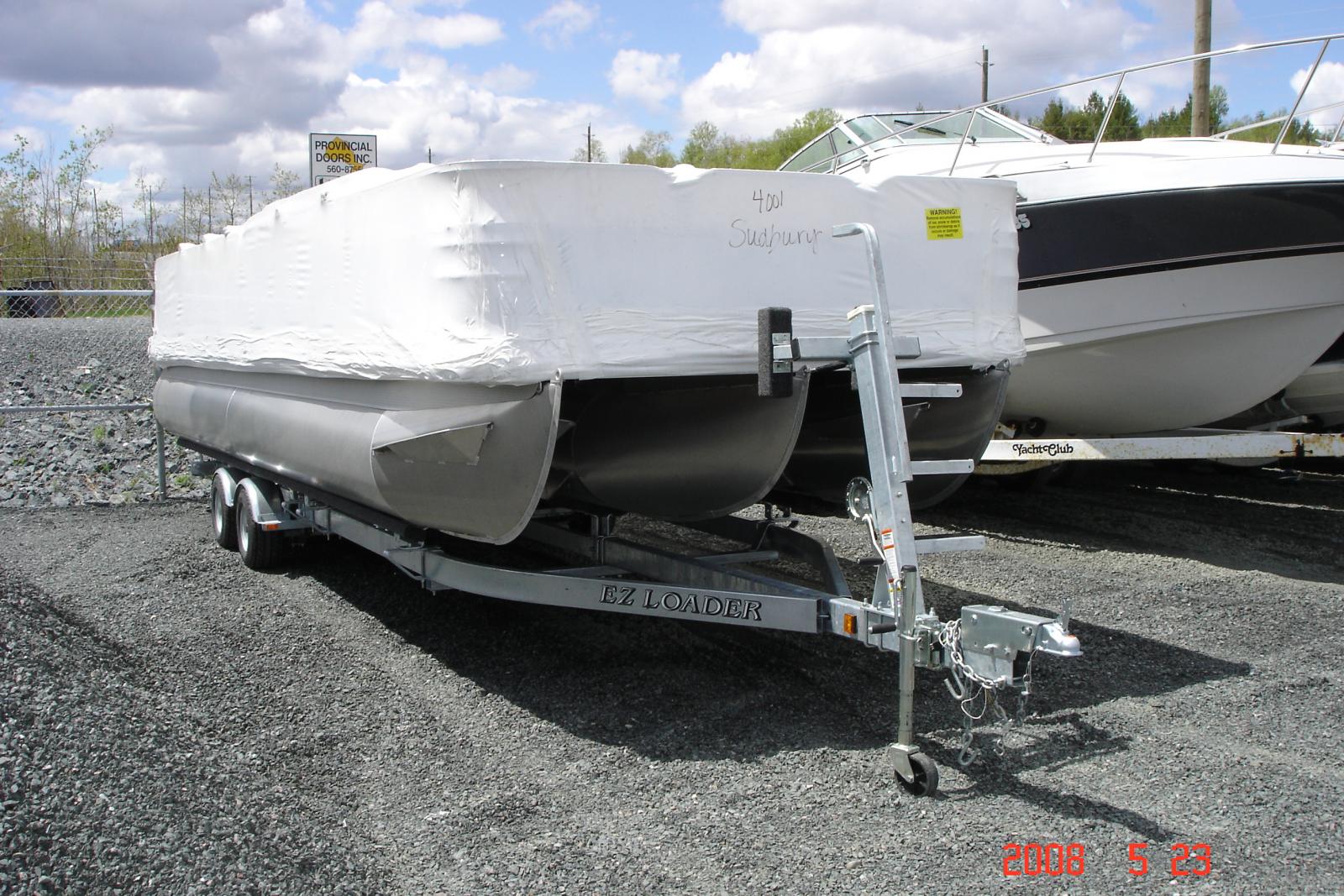 NEW BENNINGTON 25' JUST ARRIVED MAY 23 2008 SUDBURY MARINE