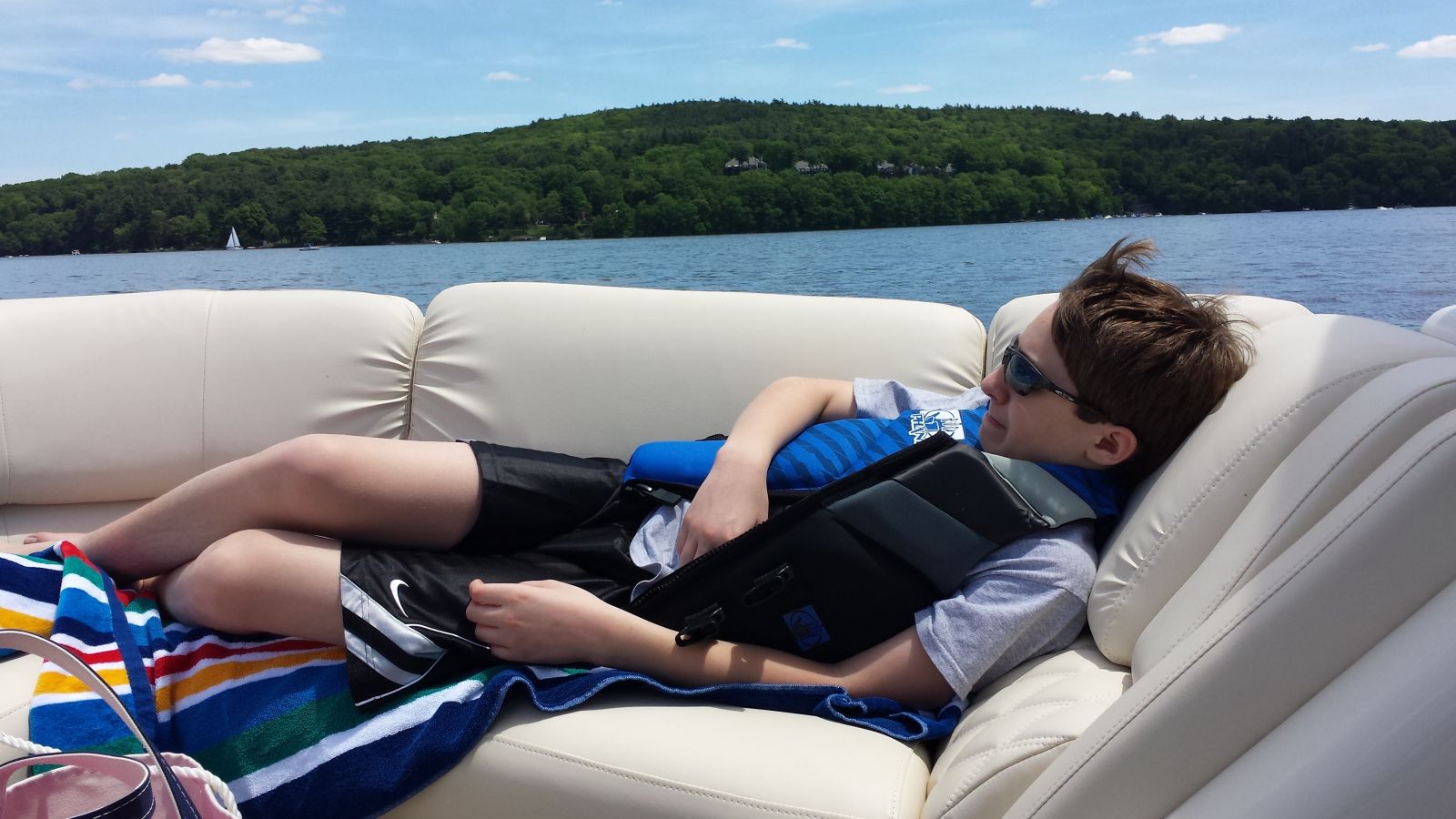 Nothing like a boat ride for a nap