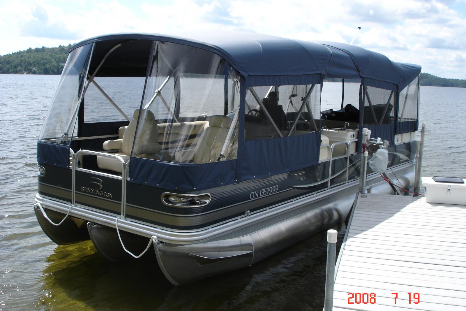 ON BOAT LIFT ON LONG LAKE JULY 2008