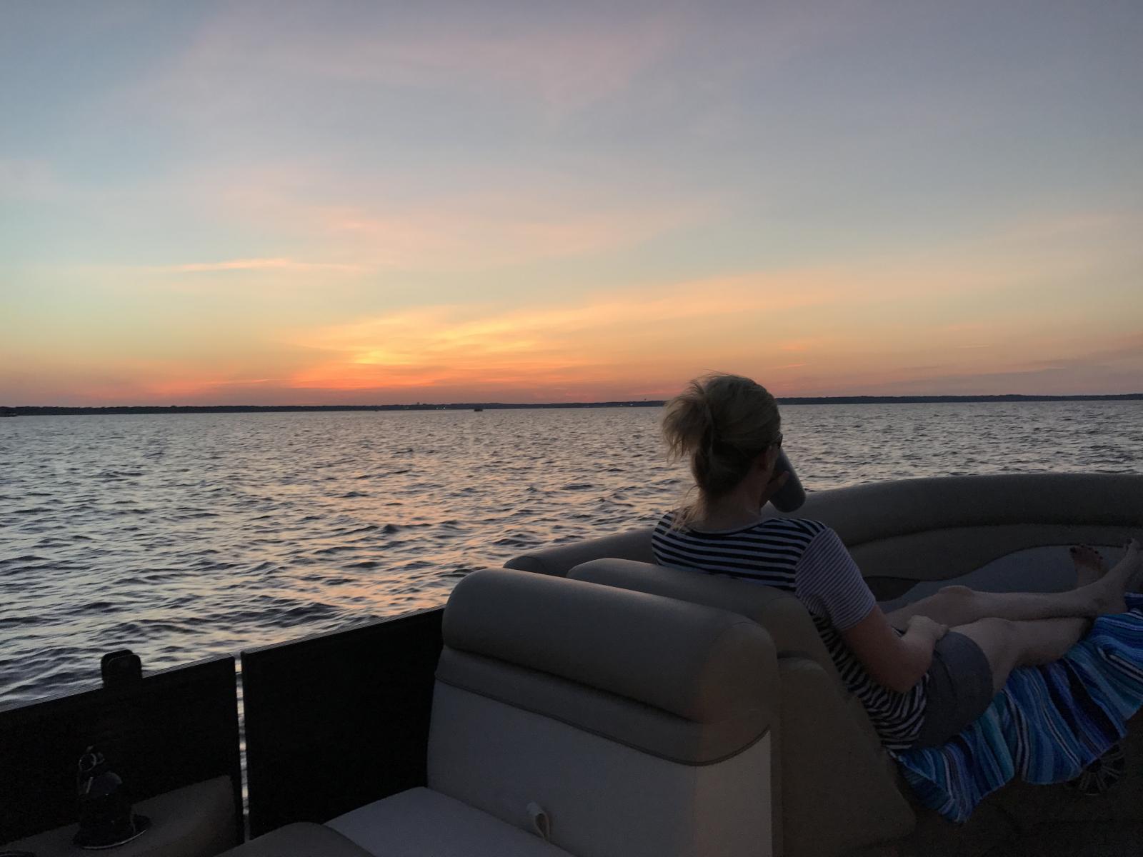 Our Thursday evening sunset cruise.