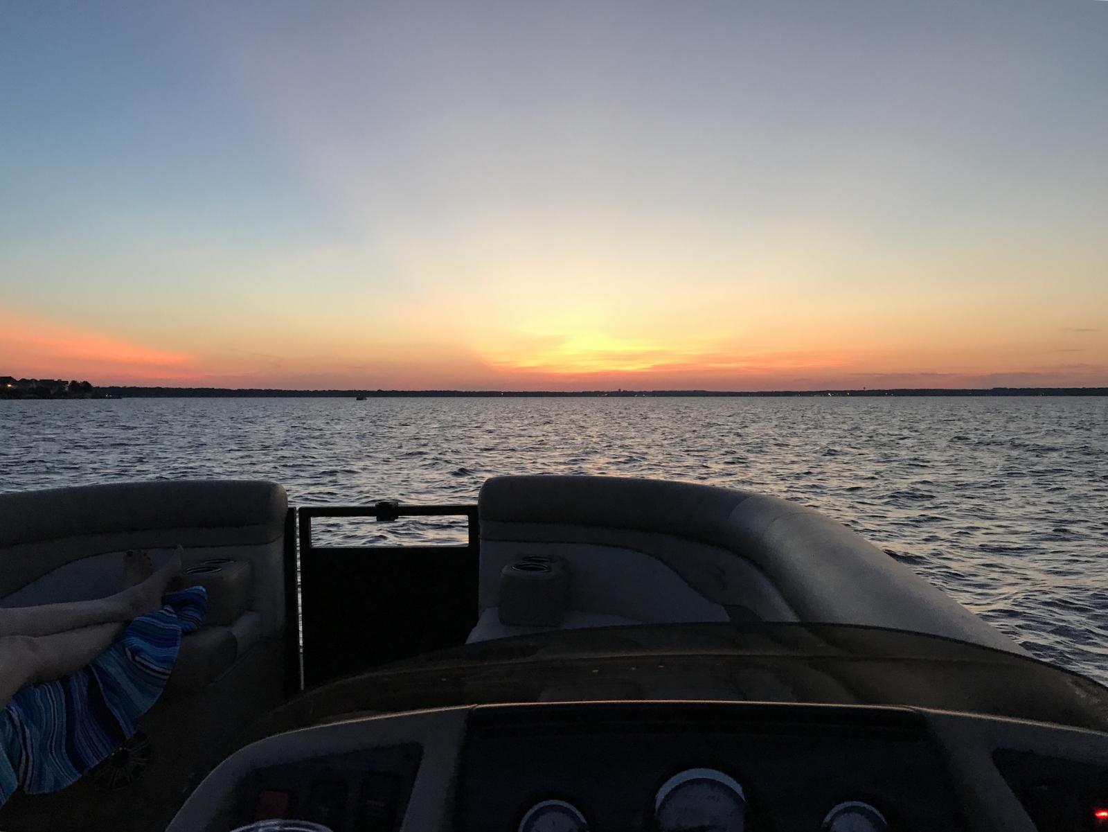 Our Thursday evening sunset cruise.