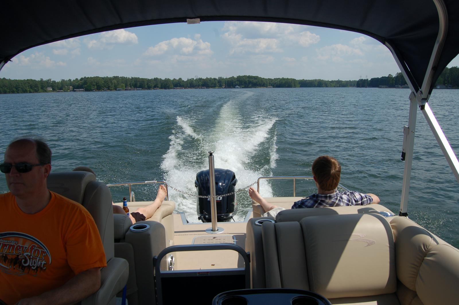 Relaxing on Lake Gaston NC