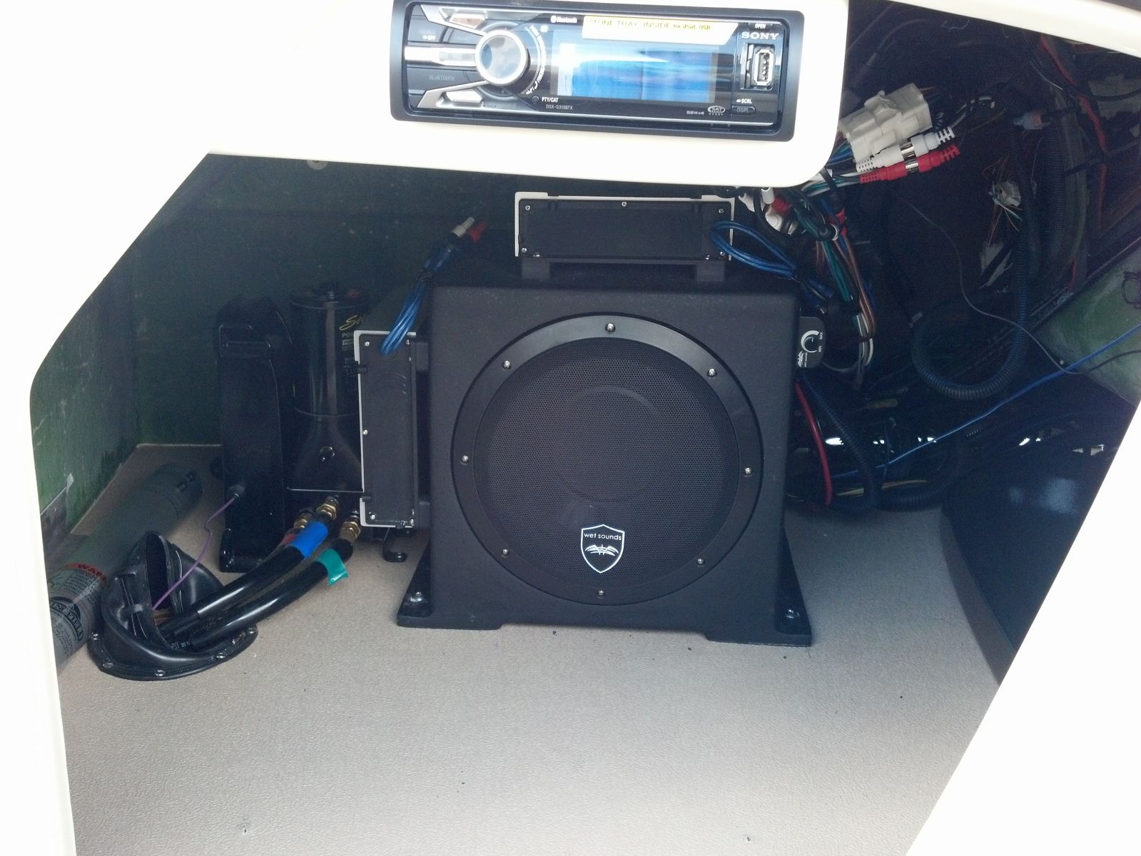 Sport Tower sub and amps
