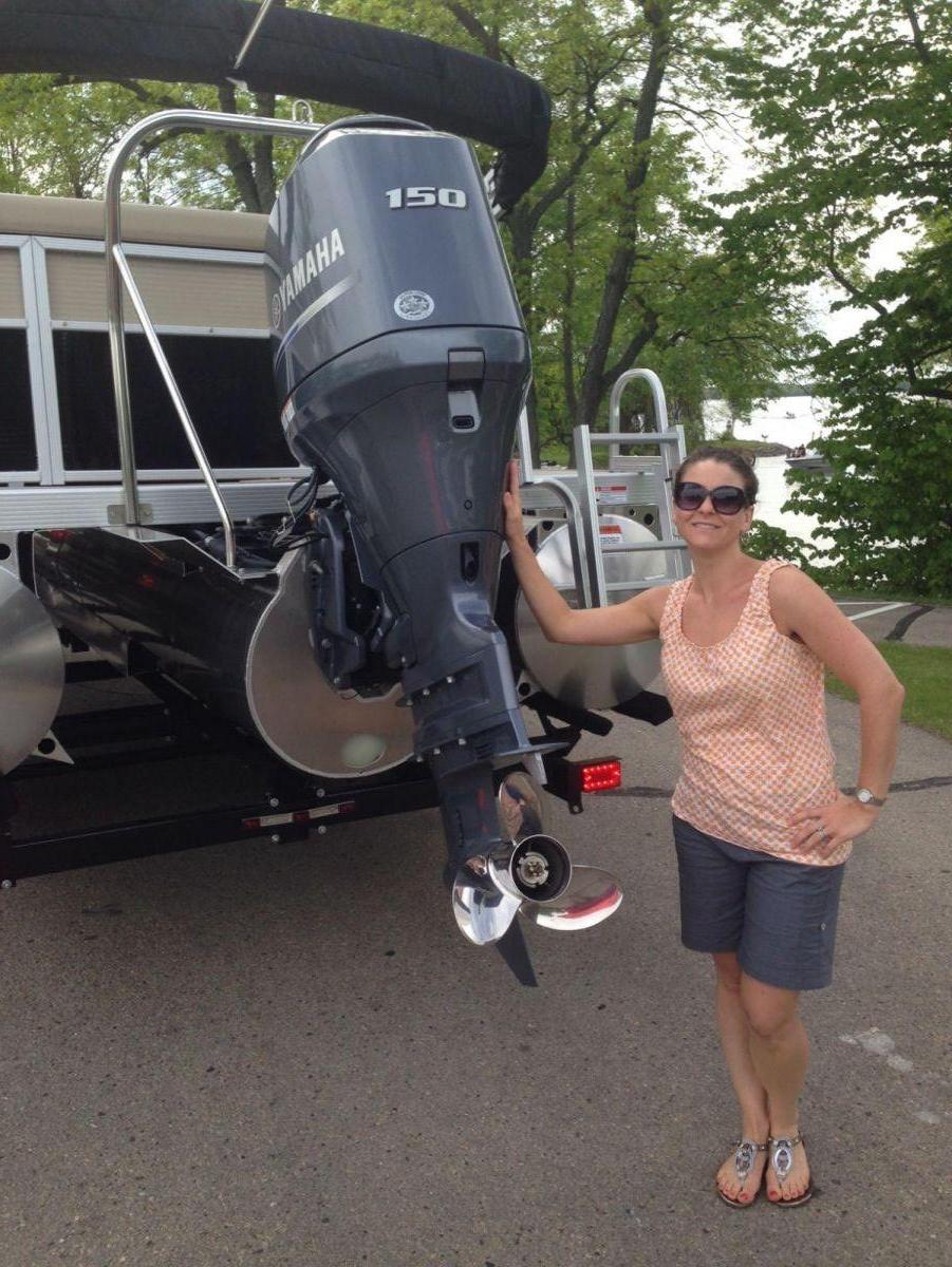 The Yamaha 150 is bigger than my wife!