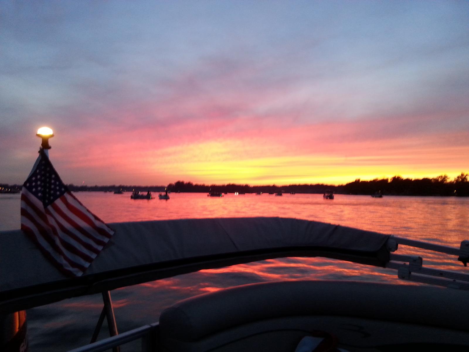 Webster Lake IN. July 4