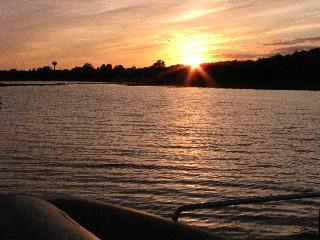 wonderful sunset on saginaw bay